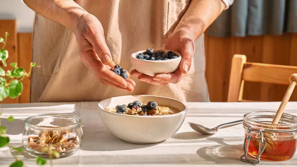 Nutrition & healthy eating guide featuring balanced meals, healthy foods, nutritious snacks, hydration and simple everyday wellness habits