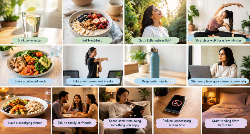 Natural Wellness quiet time at home