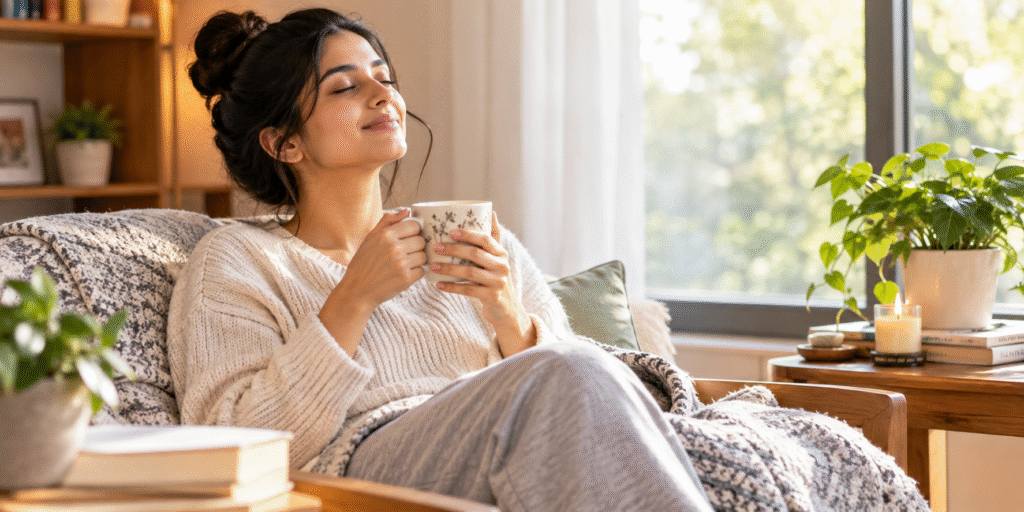 Natural Wellness quiet time at home