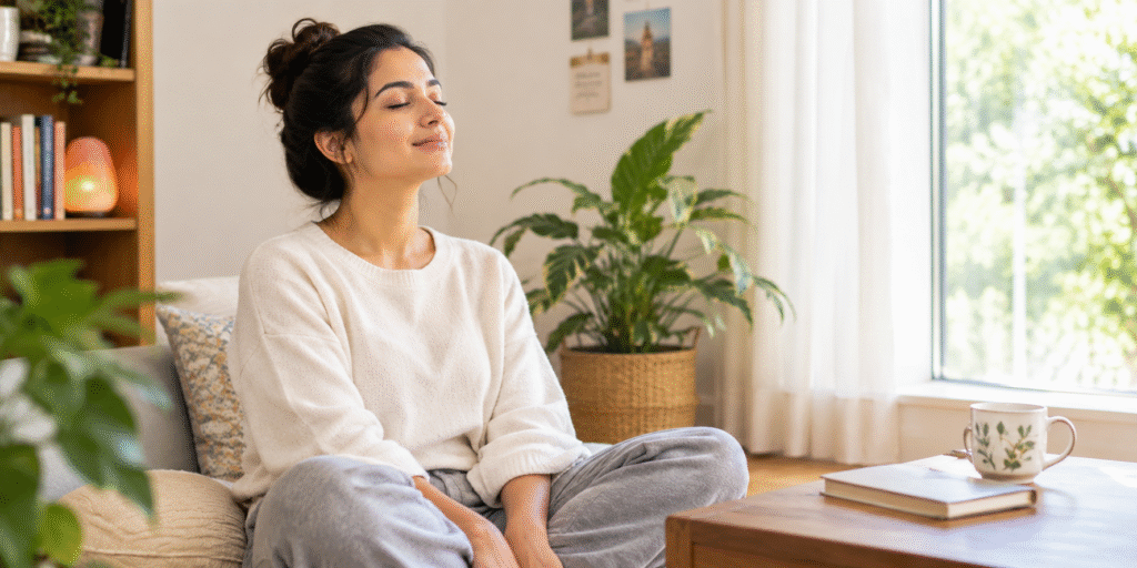 Natural Wellness quiet time at home