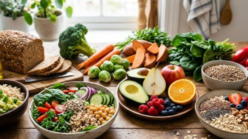 Daily wellness habits that support mental well-being, physical health, healthy sleep, and balanced nutrition.